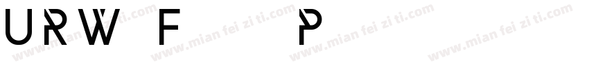 URW Form Poster字体转换